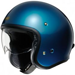 J.O Laguna Blue Open Face Helmet - Shoei
