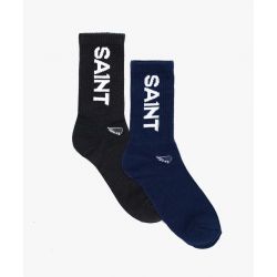 Bamboo Crew Sock Twin Pack - Sa1Nt