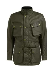 Casaco Trialmaster Pro Wax10Oz Olive Green-Belstaff