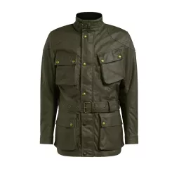 GIACCA TRIALMASTER PRO WAX10OZ OLIVE GREEN-BELSTAFF