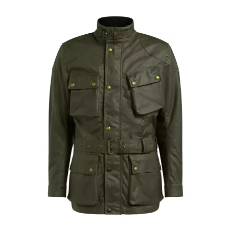 GIACCA TRIALMASTER PRO WAX10OZ OLIVE GREEN-BELSTAFF