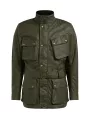 Trialmaster Pro Wax10Oz retro jacketOlive Green - Belstaff