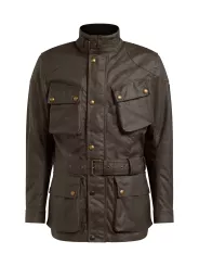 Trialmaster Pro Wax10Oz retro jacketMahogany - Belstaff