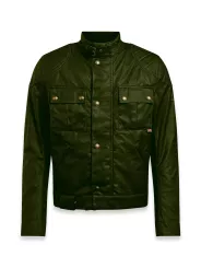 Brooklands 2.0 Wachsjacke olivgrün - Belstaff