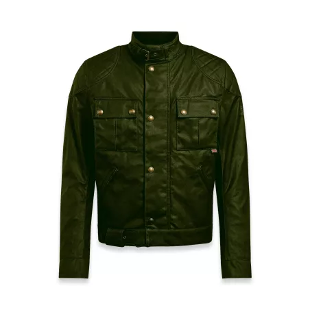 Casaco Brooklands 2.0 Wax Olive Green-Belstaff