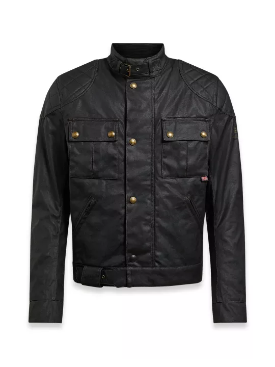 GIUBBOTTO BROOKLANDS 2.0 WAX BLACK-BELSTAFF