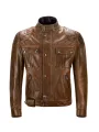 GIUBBOTTO BROOKLANDS DI PELLE BURNT CUERO-BELSTAFF