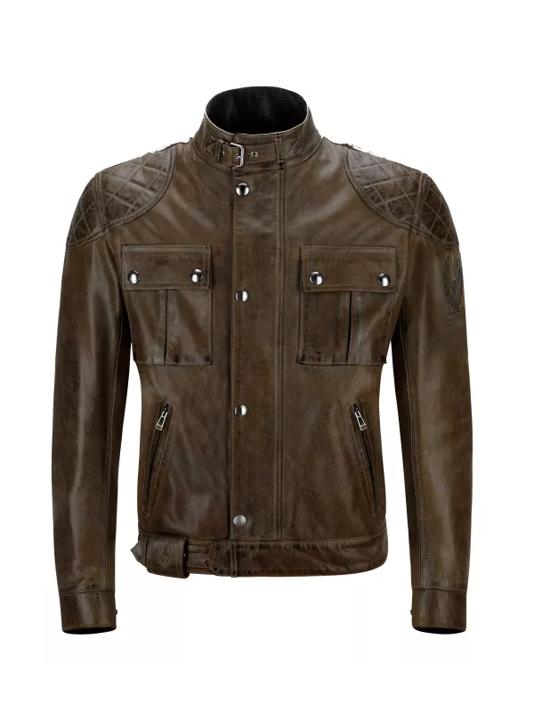 Casaco Brooklands Couro Blackbrown-Belstaff