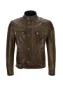LEATHER JACKET BROOKLANDS BLACKBROWN-BELSTAFF