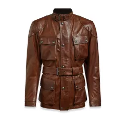 CHAQUETA TRIALMASTER PRO PIEL BURNT CUERO-BELSTAFF