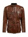 GIACCA TRIALMASTER PRO DI PELLE BURNT CUERO-BELSTAFF
