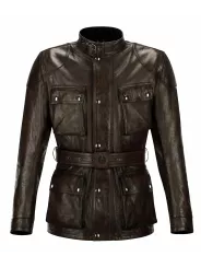 Casaco Trialmaster Pro Couro Blackbrown-Belstaff