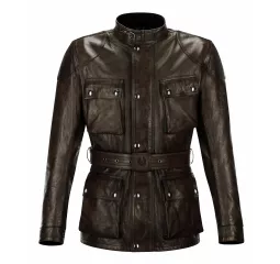 Casaco Trialmaster Pro Couro Blackbrown-Belstaff