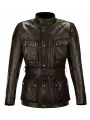 GIACCA TRIALMASTER PRO DI PELLE BLACKBROWN-BELSTAFF