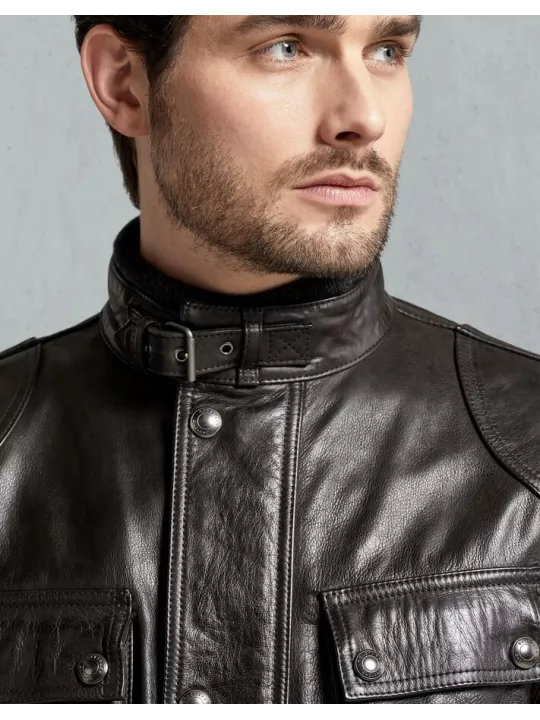 CHAQUETA TRIALMASTER PRO PIEL ANTIQUE BLACK-BELSTAFF