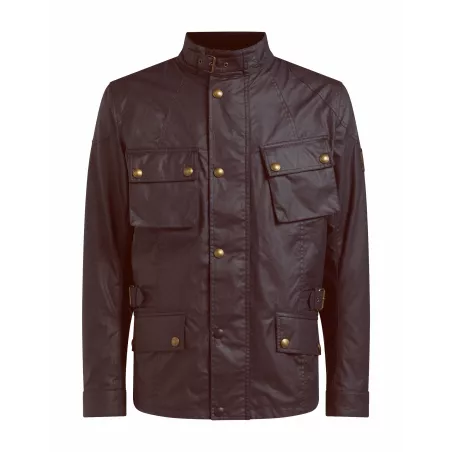 Blouson Crosby 2 Tech Wax Mahogany - Belstaff