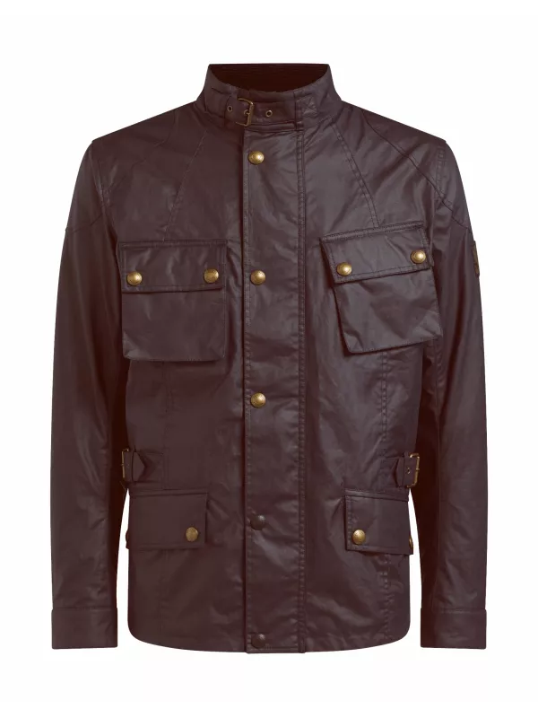 GIACCA CROSBY2 TECH WAX MAHOGANY-BELSTAFF