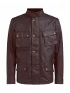 CHAQUETA CROSBY2 TECH WAX MAHOGANY-BELSTAFF