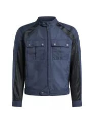 Casaco Temple Tec Nylon Dark Navy-Belstaff