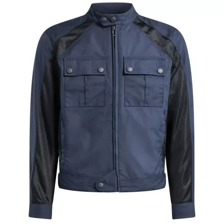 Casaco Temple Tec Nylon Dark Navy-Belstaff