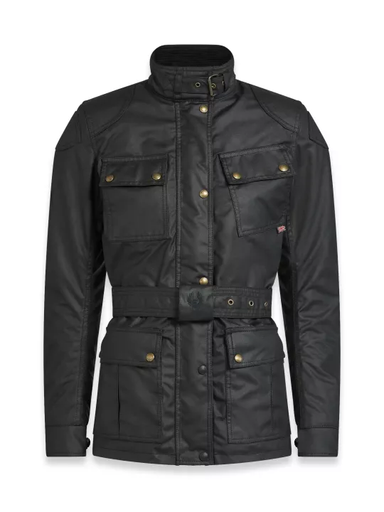 LADY JACKET Trialmaster PRO BLACK-WAX6OZ BELSTAFF