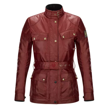 Trialmaster Pro Lady Wax6Oz Racing Rot Jacke - Belstaff