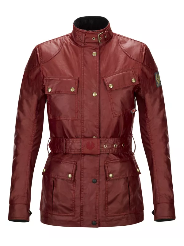 CHAQUETA TRIALMASTER PRO LADY WAX6OZ RACING RED - BELSTAFF