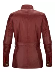 GIACCA TRIALMASTER PRO LADY WAX6OZ RACING RED - BELSTAFF