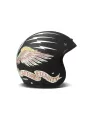 Capacete Jet Aberto Vintage Eagle-Dmd