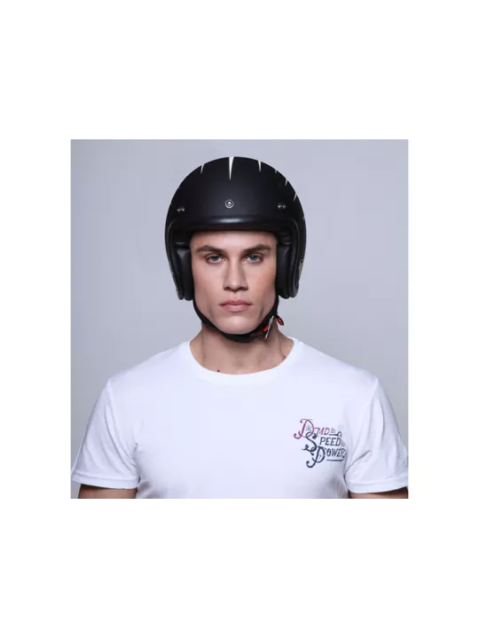 Capacete Jet Aberto Vintage Eagle-Dmd