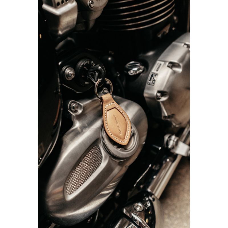 Porte Clé en cuir ORIGINAL DRIVER - porte clef auto et moto vintage