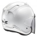 Sz/R Vas Diamond White Open Face Helmet - ARAI
