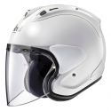 Sz/R Vas Diamond White Open Face Helmet - ARAI