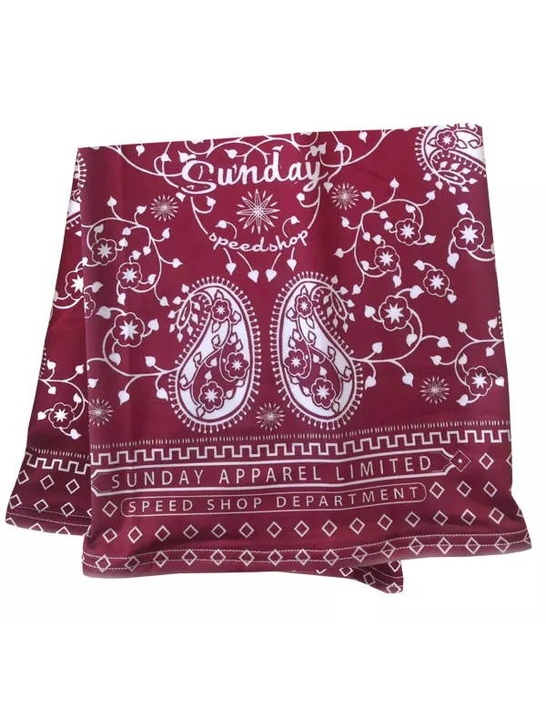 Heritage Wine Scarf - Sunday Speedshop
