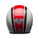 Bell Custom 500 Ace Café Stadium Gloss Silver / Red / Black