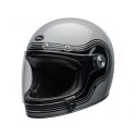 Bullitt Dlx Flow Full Face Helmet Gloss Gray/Black - BELL