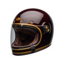 CASQUE BULLITT CARBON TRANSCEND GLOSS CANDY RED/GOLD - BELL