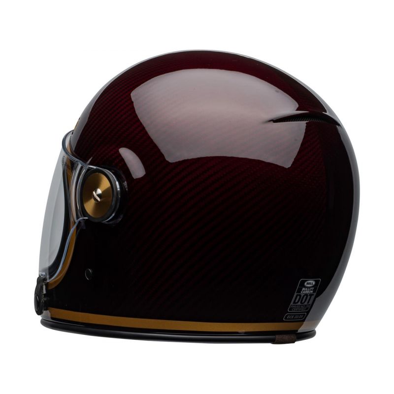 BELL - Bullitt Carbon Transcend Full Face Helmet Gloss Candy Red/Gold