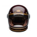 CASQUE BULLITT CARBON TRANSCEND GLOSS CANDY RED/GOLD - BELL