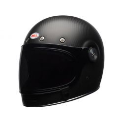 Bullitt Carbon Solid Matt Black Full Face Helmet - BELL