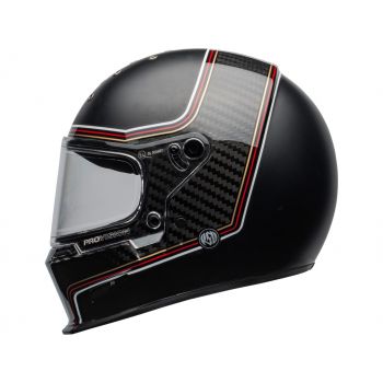 CASQUE ELIMINATOR CARBON RSD THE CHARGE MATTE/GLOSS BLACK - BELL