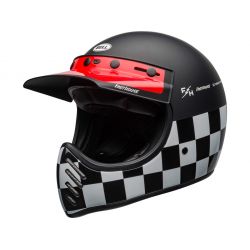 Capacete Integral Moto-3 Fasthouse Checkers - Bell
