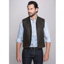 Waxed Cotton Vest Brown - DMD