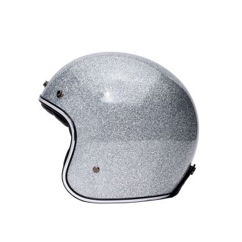 The Classic Open Face Helmet Silver - Marko