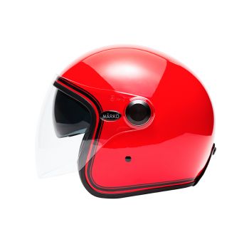 Casque Marko BOREAL Rouge à&nbsp; bandes