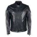 Race Leather Aniline retro jacket- Helstons
