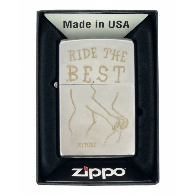 Encendedor Ride The Best Argent - Kytone X Zippo