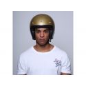 Vintage Glitter Gold Open Face Helmet - DMD