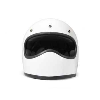 Racer White Full Face Helmet - DMD
