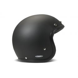Casco da moto jet SOLID Matt DMD nero